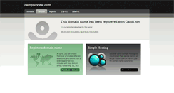 Desktop Screenshot of campusview.com
